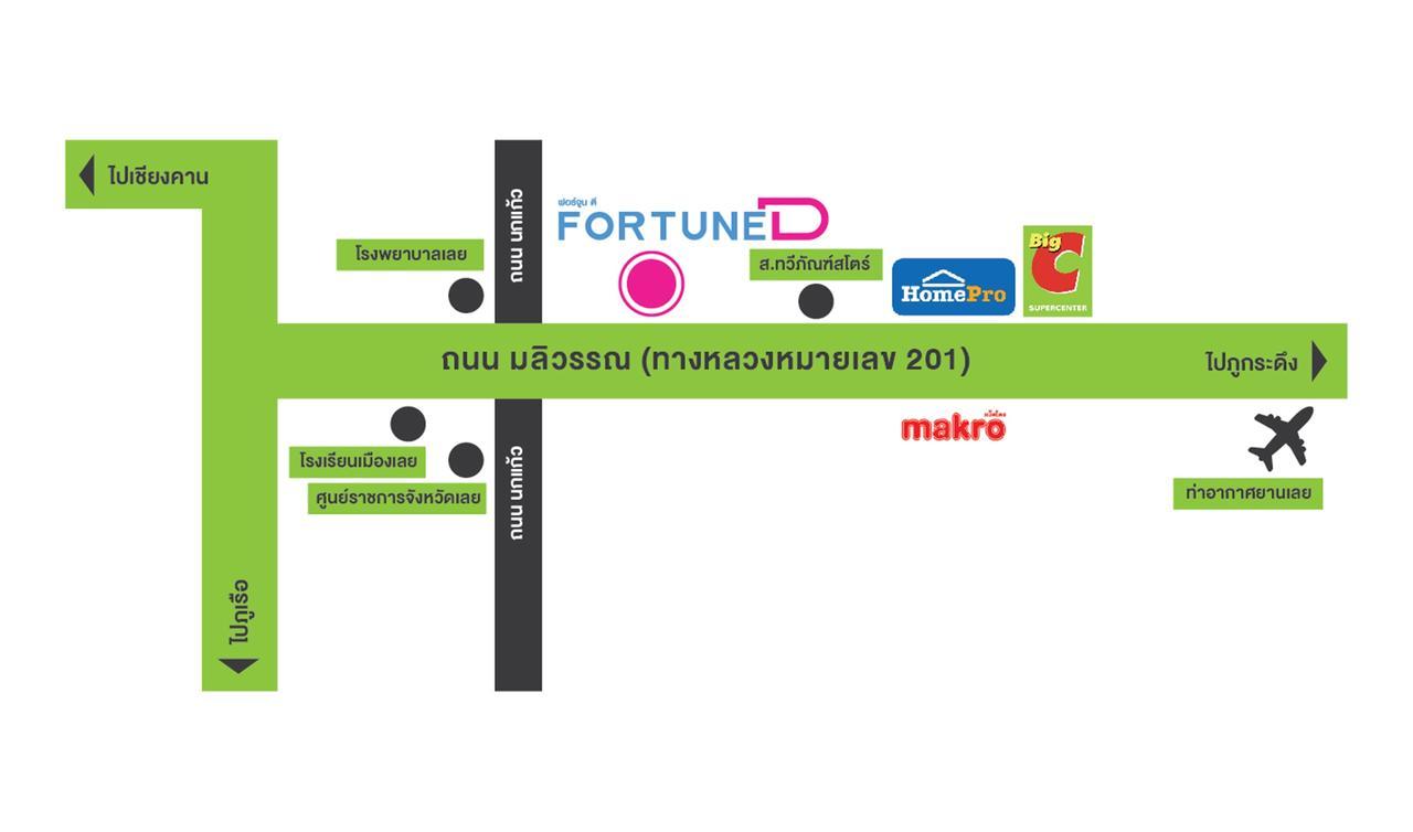 Fortune D Hotel Loei Luaran gambar